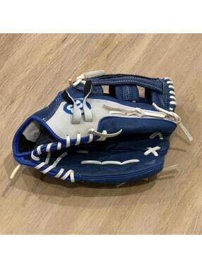 Retired colors Blue And White Wilson A450 12 inch Leather Baseball Glove Rare